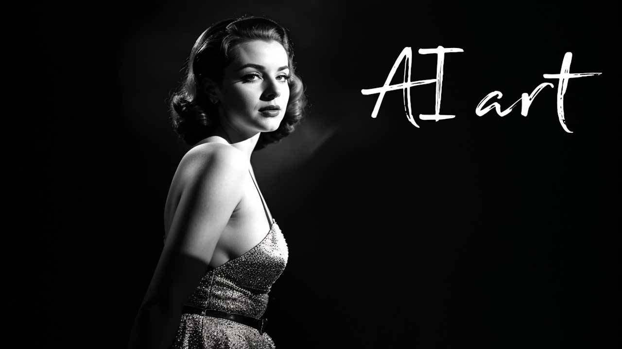 AI art girls 1950s