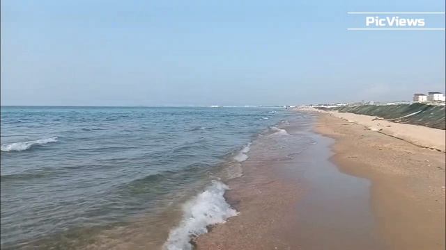 Анапа пляж Витязево сегодня 20 июня 2025. Море, погода в Анапе сейчас. Есть ли мазут на пляжах Анапы