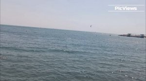 Анапа Центральный пляж сегодня 20 июня 2025. Анапа после шторма, обстановка на пляже. Погода в Анапе