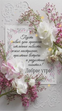 доброе утро