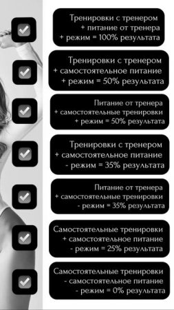 ⬆️⬆️⬆️Основные критерии для достижения спортивного результата
