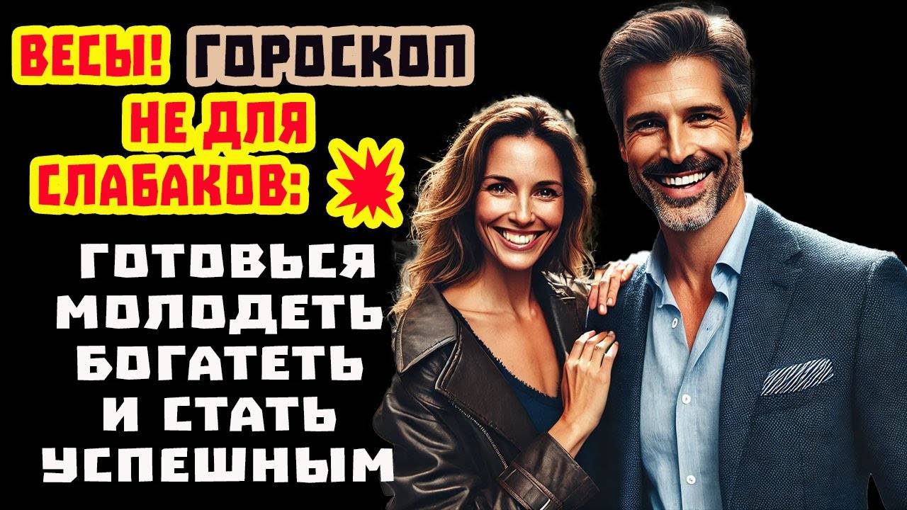 Весы ВНИМАНИЕ! Вселенная включила ГЕННЫЙ код, который разрушит бедность и старость!