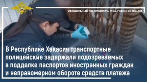 В Хакасии задержаны подозреваемые в подделке паспортов и неправомерном обороте средств платежей