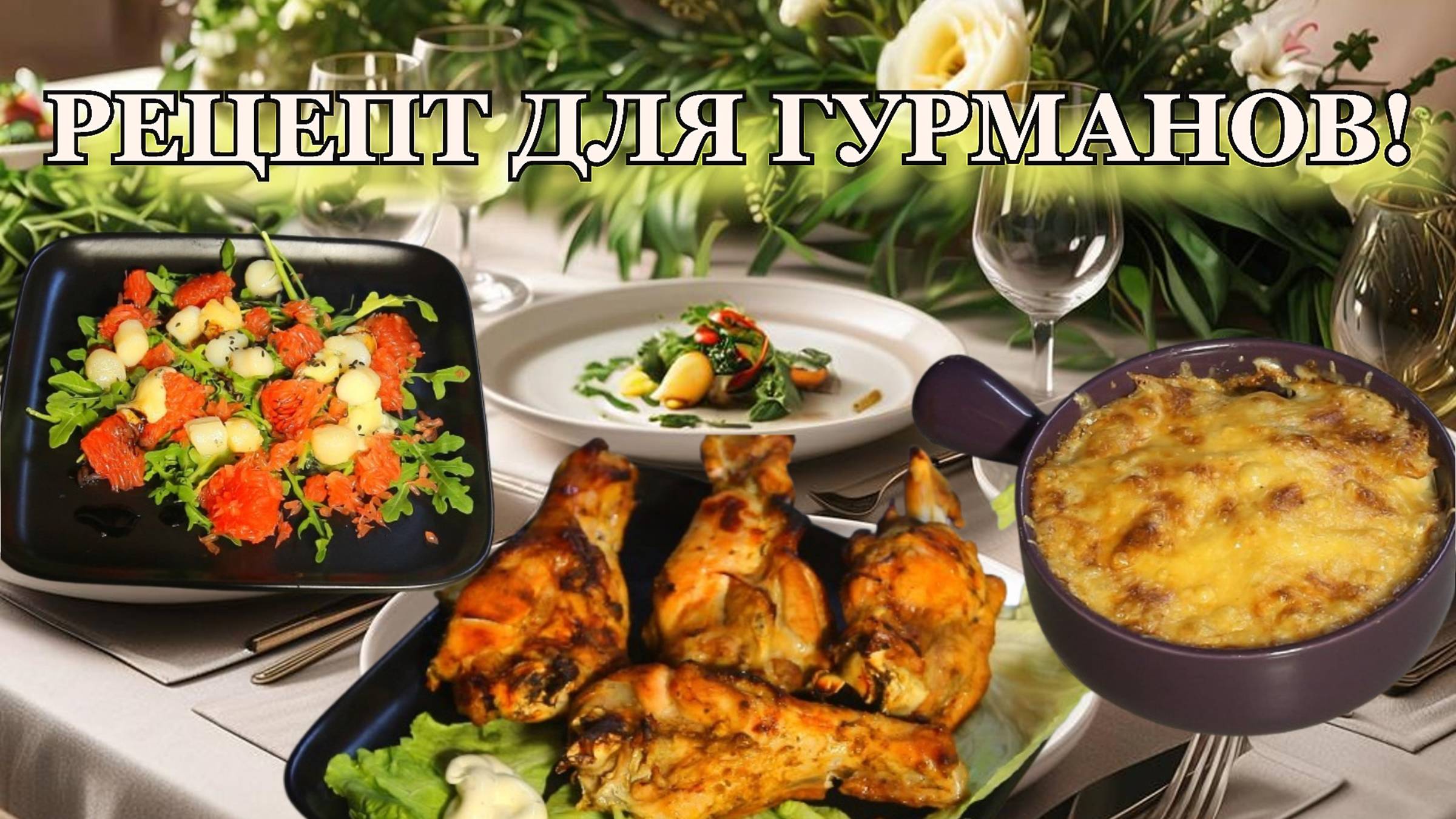 🍴 Премиальные рецепты на всей ладони: идеальный ужин для гурмана!