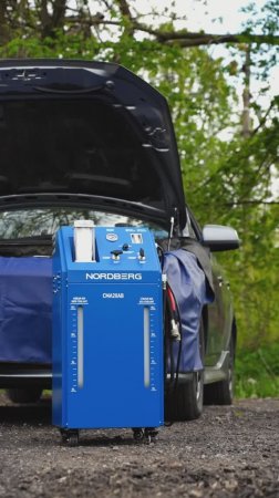 Установка для замены антифриза NORDBERG CMA20AB: позволяет обслужить практически любой автомобиль