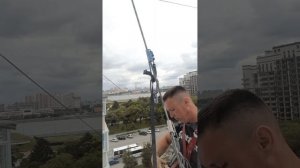 ВПЕРВЫЕ!!! ПЕРЕХОЖУ С ВЕРЁВКИ НА ДРУГУЮ ВРЁВКУ С ПОМОЩЬЮ СТРАХОВОЧНОГО