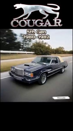 Mercury Cougar 1967-2002 История трансформации автомобиля #Technoyarus