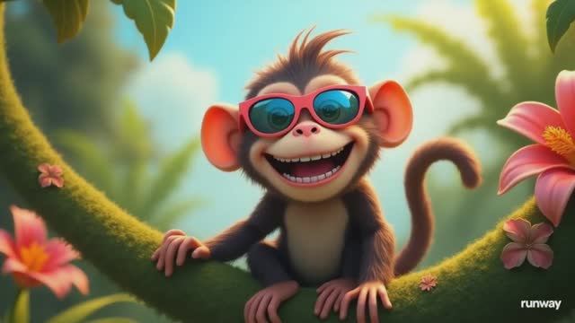 У-у, А-а! 🐵 Весёлая песенка про обезьянку