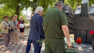 Открытие мемориала в память об участниках СВО