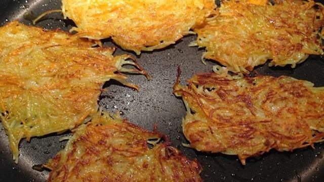 Картофельные оладьи постные