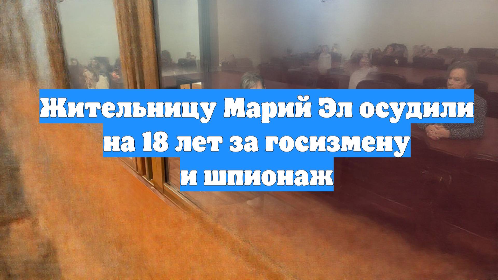 Жительницу Марий Эл осудили на 18 лет за госизмену и шпионаж