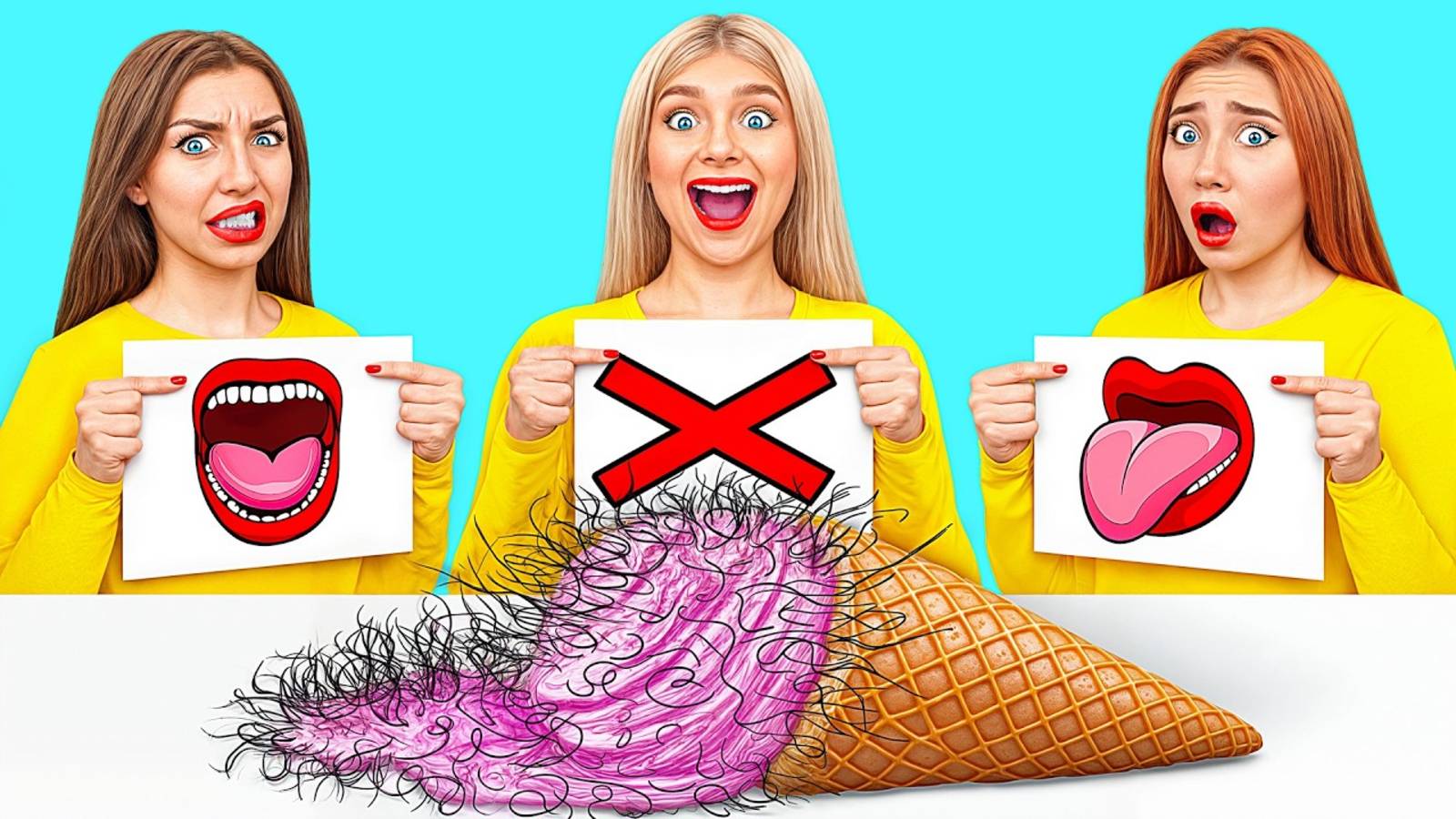 Откуси Лизни или Ничего Челлендж | Забавные Лайфхаки с Едой
