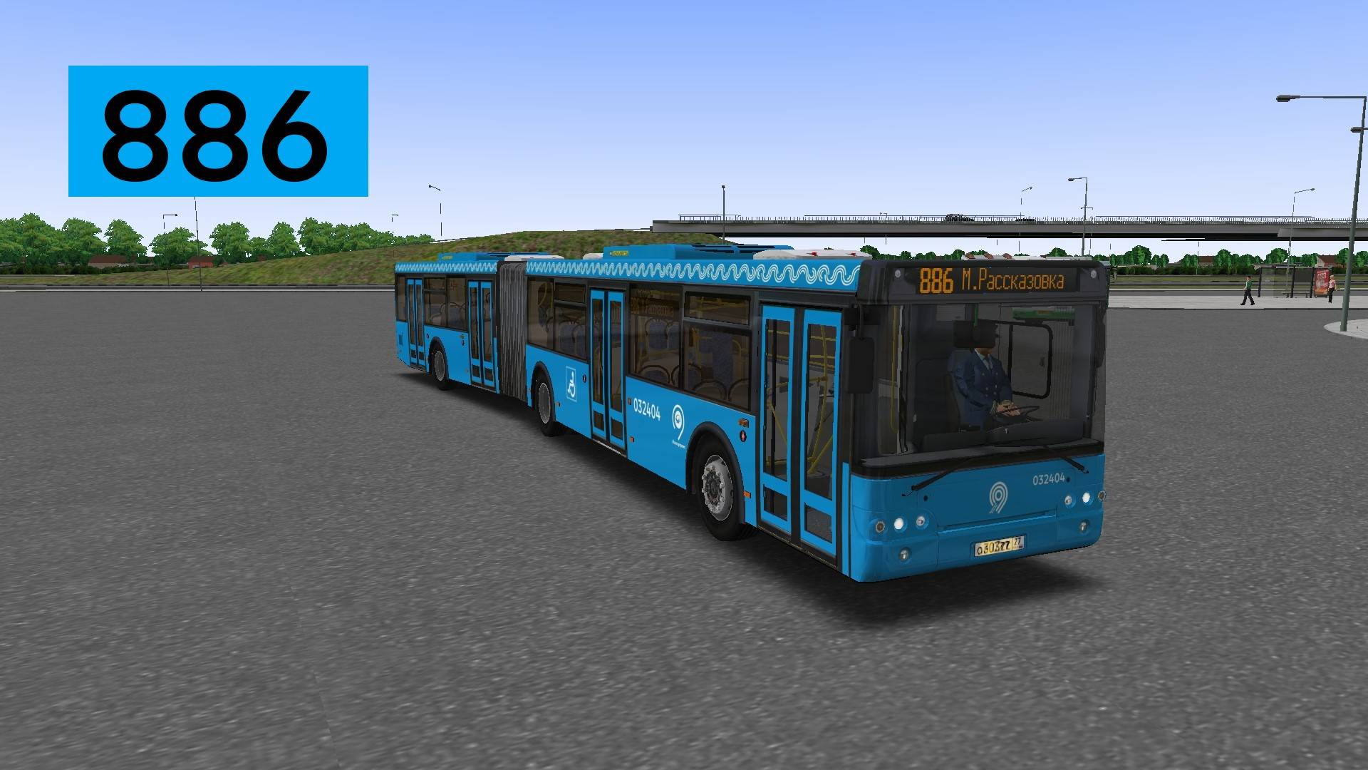 OMSI 2: Автобус №886 Омская улица - Метро Рассказовка смотреть онлайн