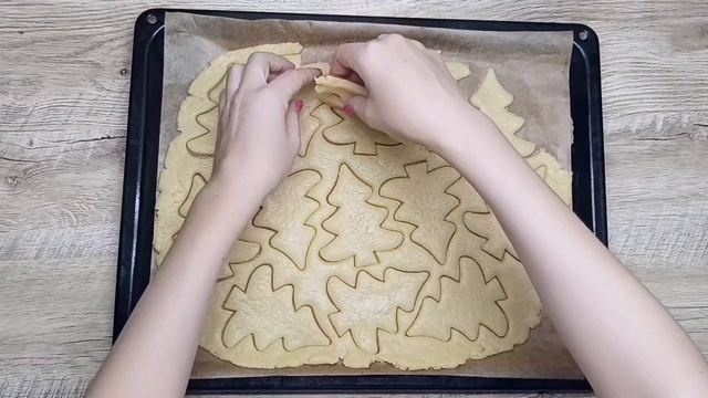 КАК ПРИГОТОВИТЬ НОВОГОДНЕЕ ПЕСОЧНОЕ ПЕЧЕНЬЕ ЕЛОЧКА? Праздничное, вкусное, красивое и оригинальное