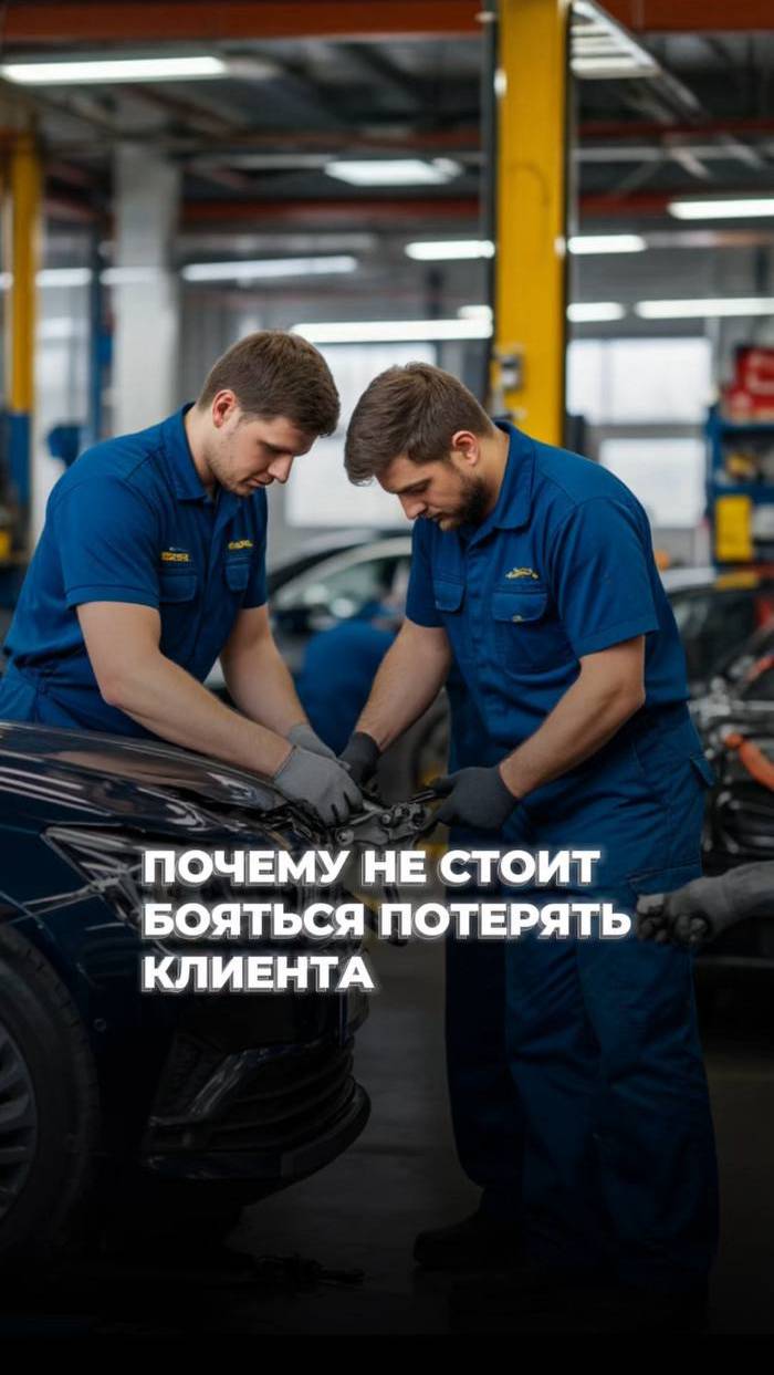 Перестаньте бояться потерять клиента