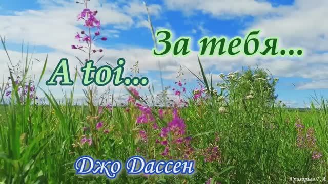 За тебя. Джо Дассен
Хиты на все времена