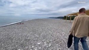 Сочи Лазаревское пляж Багратион сегодня 20 июня 2025. Какая обстановка на море, какая погода сейчас