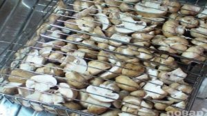 Грибы на гриле (шампиньоны)