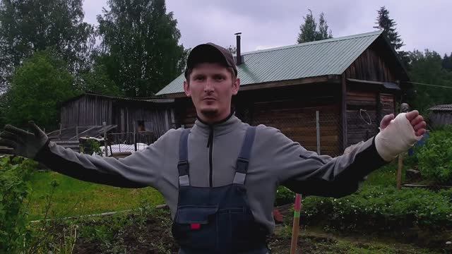 Сломал руку | что с огородом?