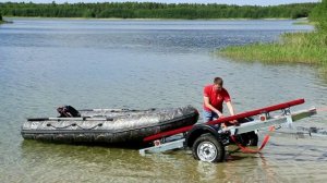 Курганский прицеп для лодок и гидроциклов "Водник".
