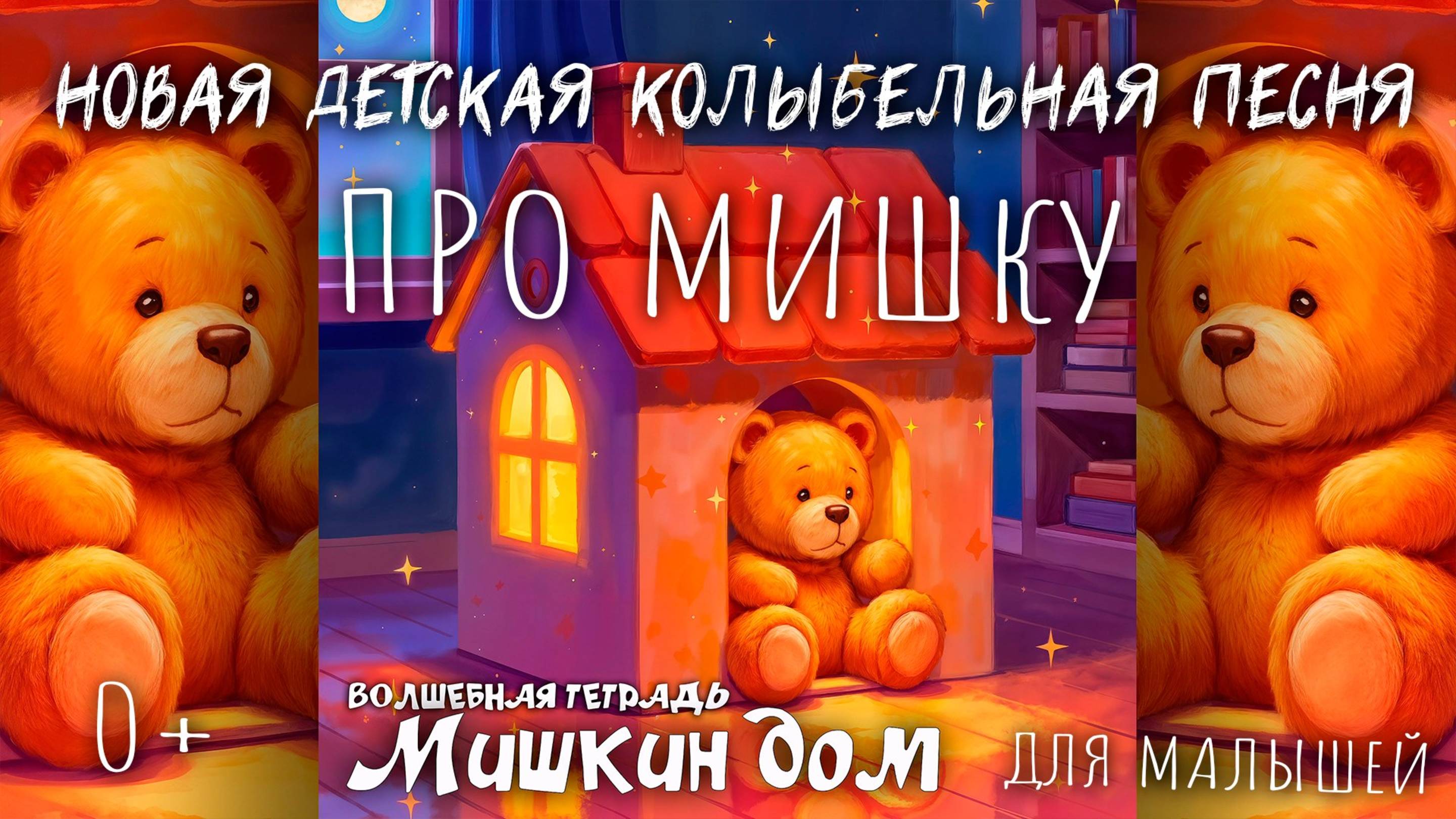 Волшебная тетрадь. "Мишкин дом". Новая колыбельная детская песня про плюшевого игрушечного Мишку.