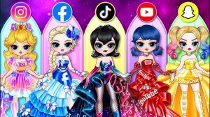 Диснеевская принцесса, Среда и Персик в образе Моаны - 2 Лучшие модные бумажные куклы своими руками