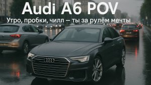 POV: Audi A6 | Серое утро, пробки и твоя зона комфорта