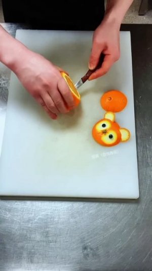 как красиво нарезать апельсин?