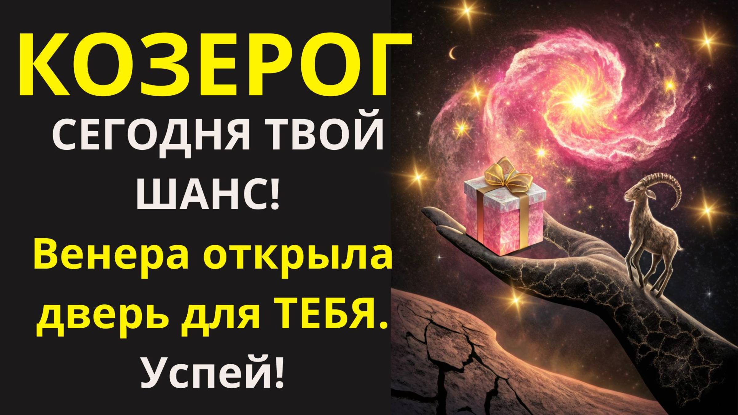🤑 СЕГОДНЯ Чувства Козерога Закипают! Это Венера? Получи ЭТОТ Подарок Судьбы.💰