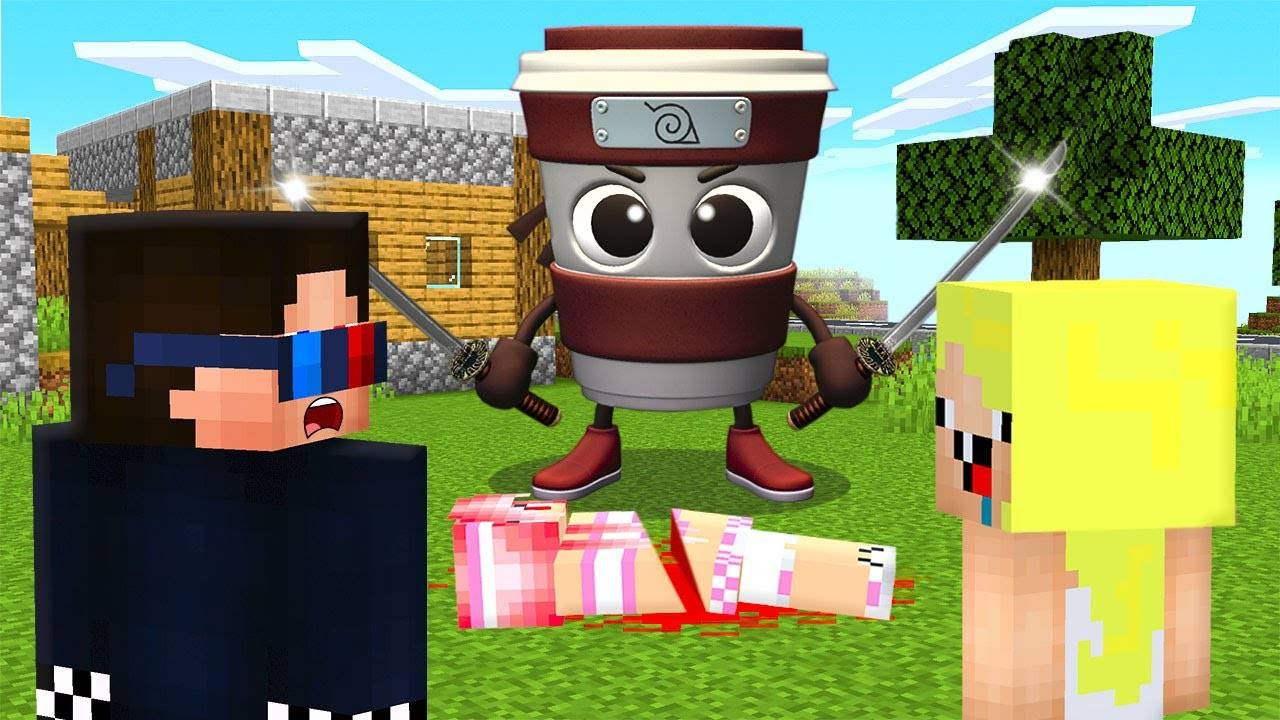 ☕️КАПУЧИНО АССАСИНО НАПАЛ НА НАШУ ДЕРЕВНЮ В МАЙНКРАФТ! ШЕДИ И НУБИК MINECRAFT