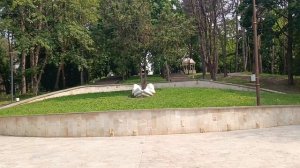 Центральная часть Комсомольского парка в Кисловодске
