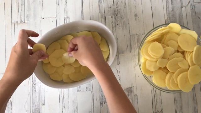Картофельный гратен из картофеля  Как приготовить французский ГРАТЕН из КАРТОФЕЛЯ в ДУХОВКЕ