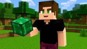 Получаем изумрудный блок в деревне Майнкрафт