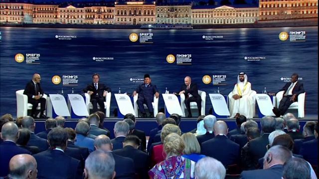 20.06.25_Пленарное заседание  (3/3 часть. Ответы на вопросы) Петербургск. междунар. эконом. форума