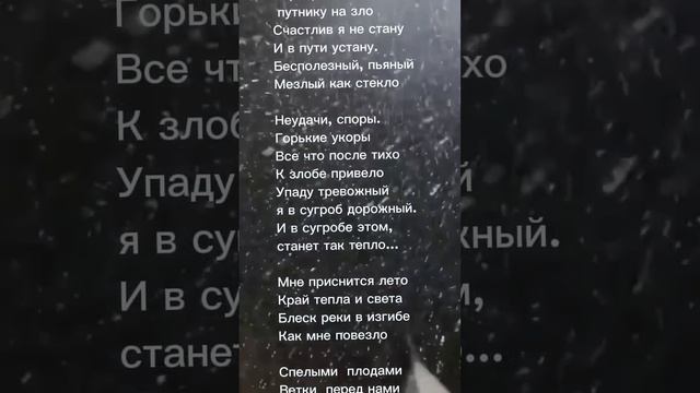 Вьюга, вьюга - ты моя подруга .