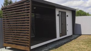 Отзыв о хозблоке Филоненко 2,5х6,5м с террасой в Свердловской области