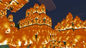 Пожар в майнкрафте ОСТОРОЖНО есть поставной контент