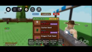 я показываю что делает енот в игре вырасти сад Роблокс EGOR!!! Русский