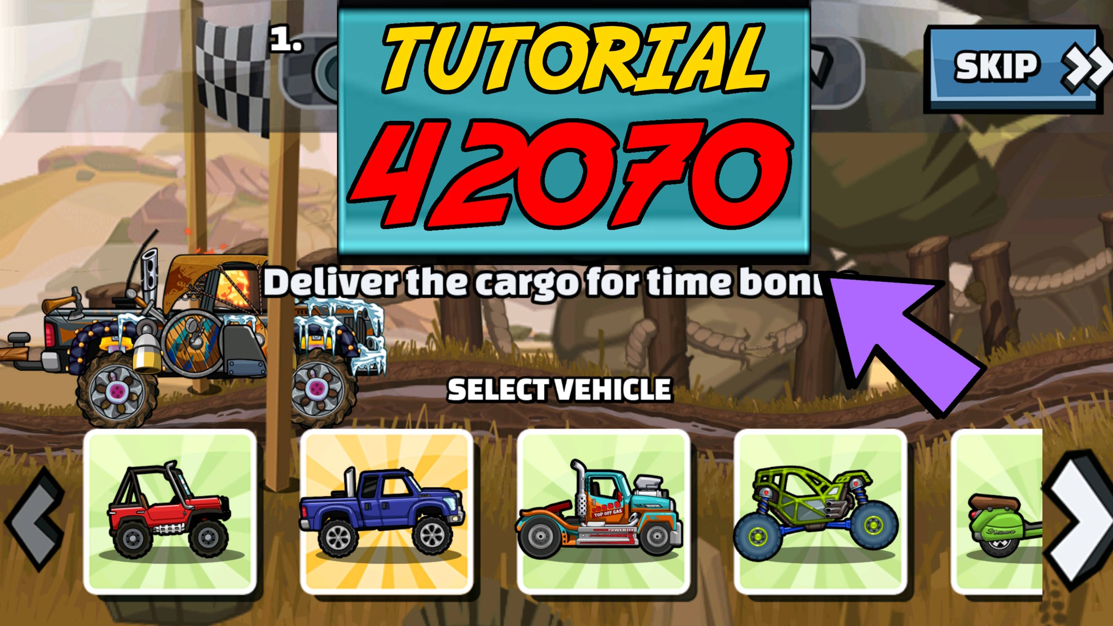 🎮 42070 Tutorial 🎮 (Midsummer Night's Doom) - Hill Climb Racing 2