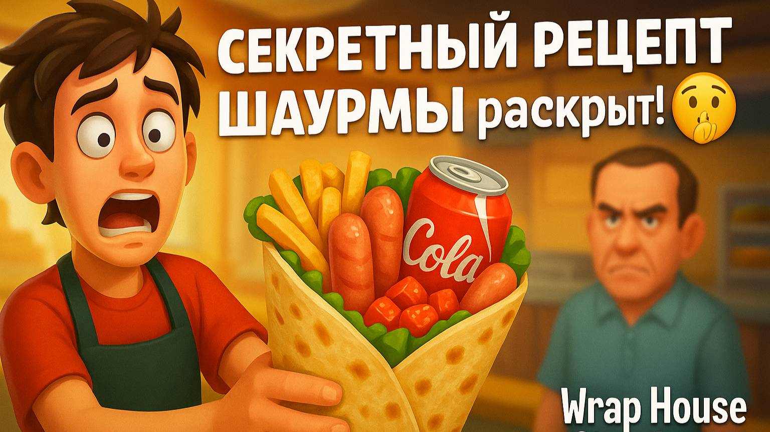 Секретный рецепт ШАУРМЫ раскрыт! Wrap House Simulator