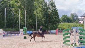 Соревнования по конкуру в рамках ПМЭФ-2025.