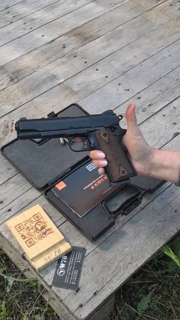 Сигнальный пистолет K1911 Kurs Classic кал. 5,5 под 10 тк смотреть онлайн