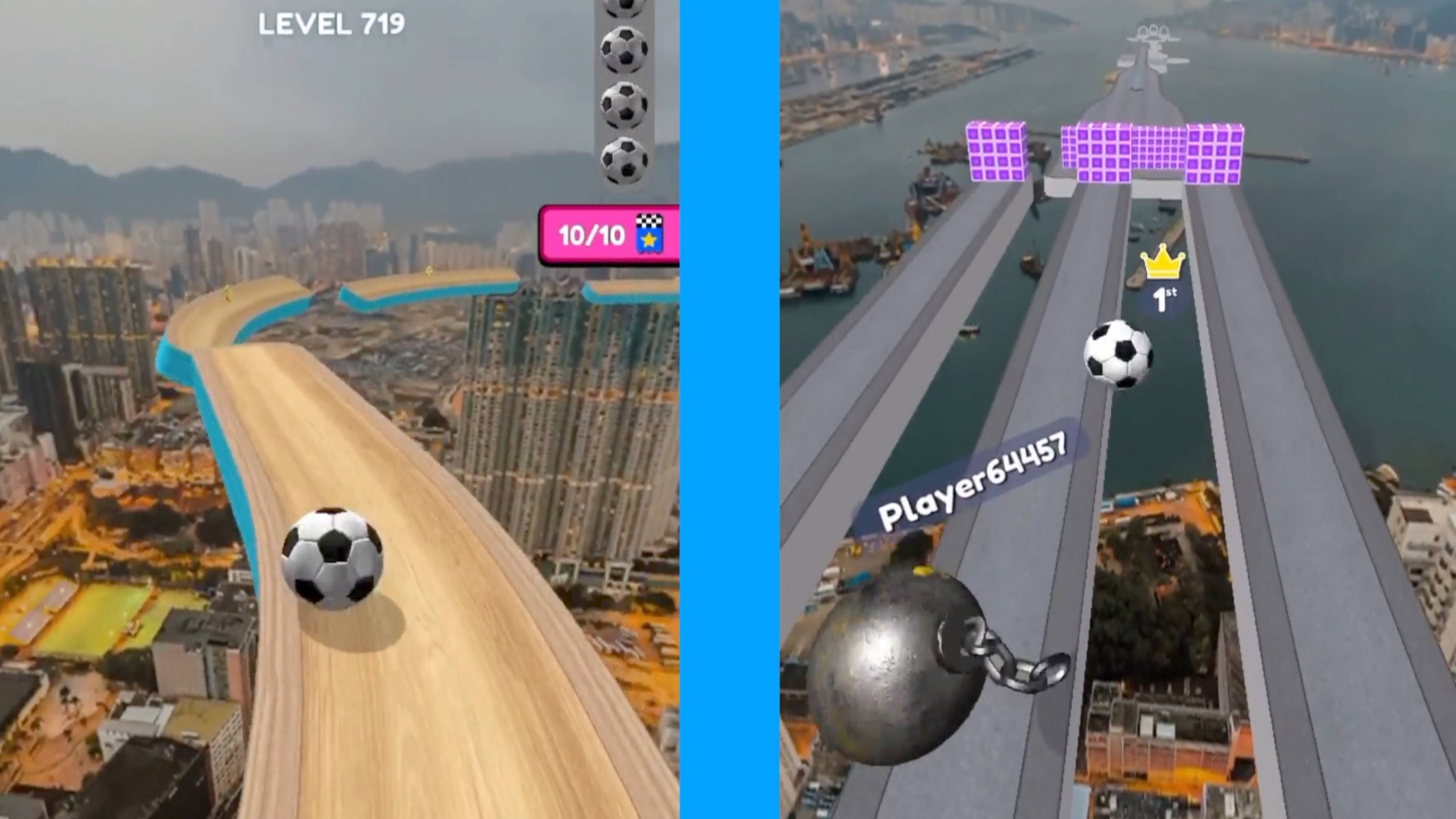 Going balls All Levels Gameplay IOS Android Going Balls levels 717 to 720 Race Football