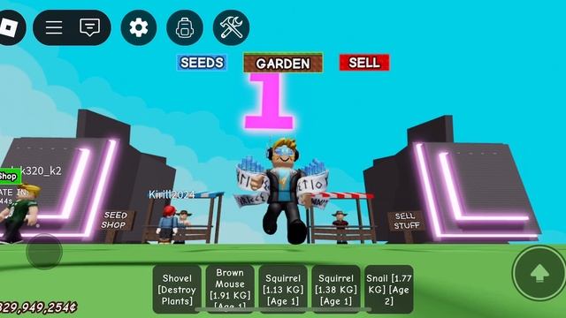 Что я делал во время обновления «Grow a garden»