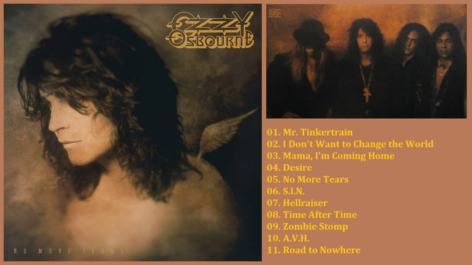 OZZY OSBOURNE - NO MORE TEARS (Full Album 1991)