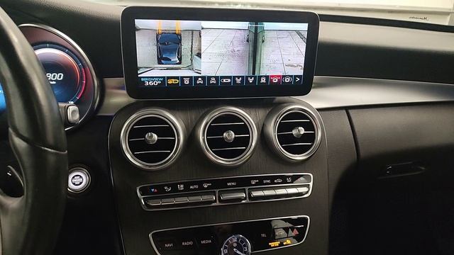 Система кругового обзора для Mercedes C класс на штатный монитор смотреть онлайн