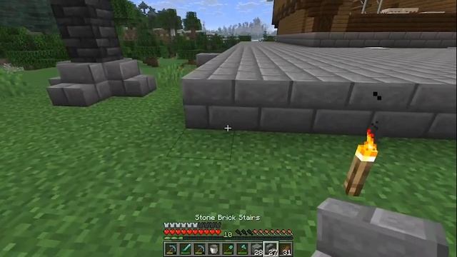 Minecraft Gameplay — путешествие налегке по красивым биомам мира 🌿🧭
