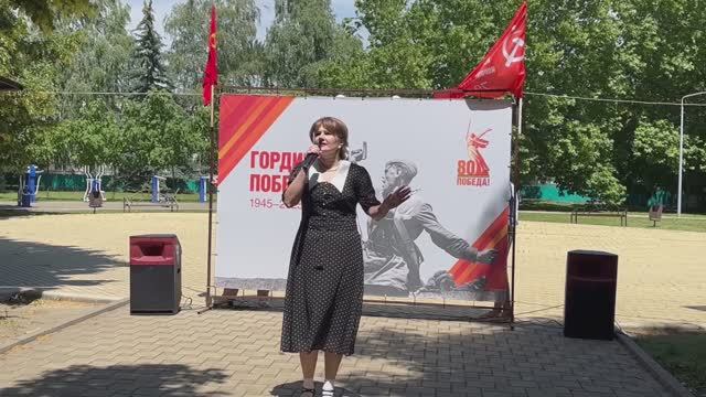 21-06-2025 г. В парковой зоне а.Кошехабль состоялся районный фестиваль военно патриотической песни