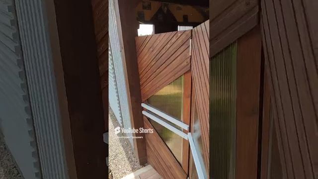деревянные дверки в беседку, заключительная часть