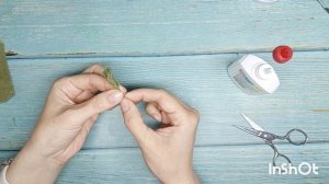 Как сделать еловую веточку из ваты